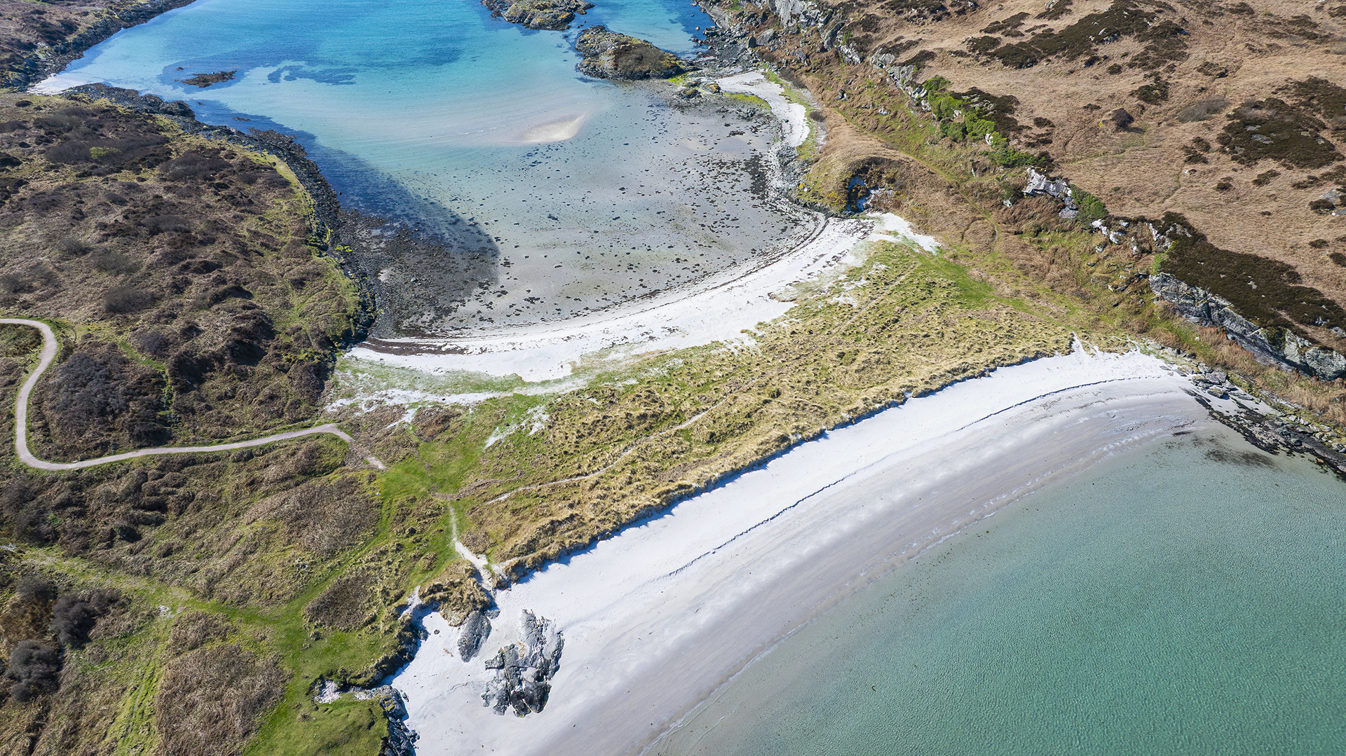 Twin Beaches on the Isle of Gigha